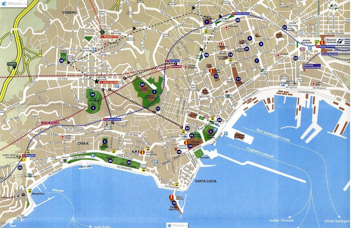 grad Napoli karti